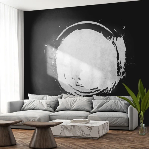 Papier peint sur mesure Premium Sand - Belle sortie - Roue, Planète, Lune