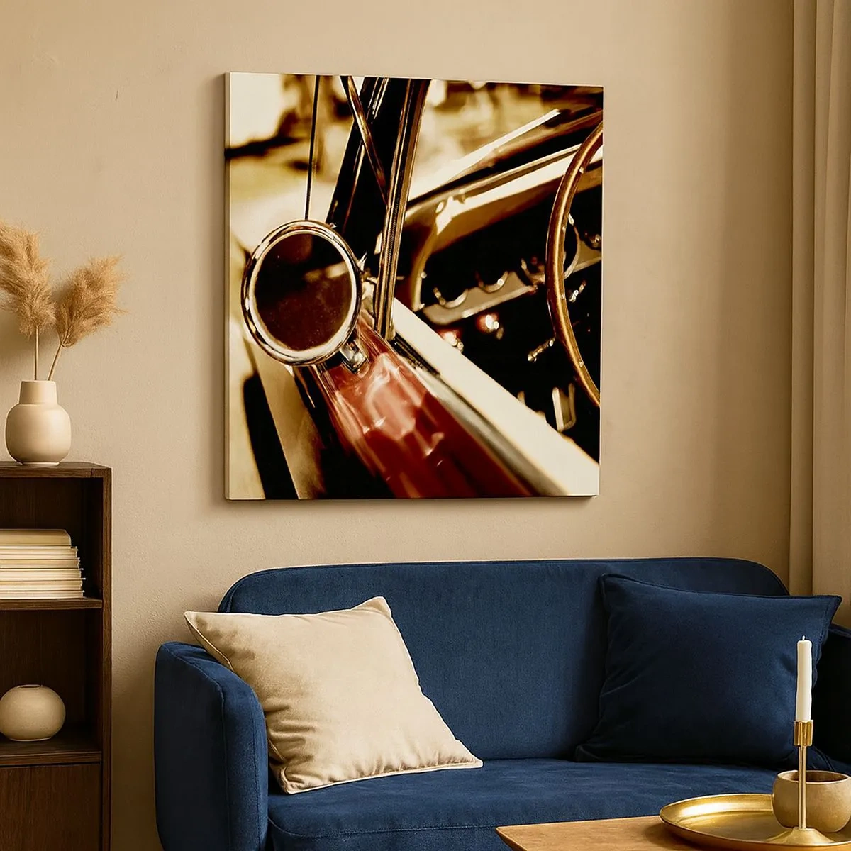 Impression sur toile - Image sur toile - Auto avec une âme - 30x30 cm