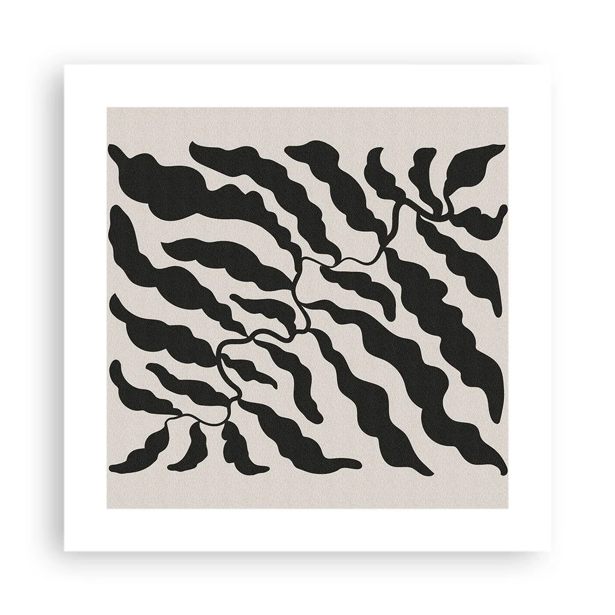 Affiche - Poster - La nature du carré - 40x40 cm