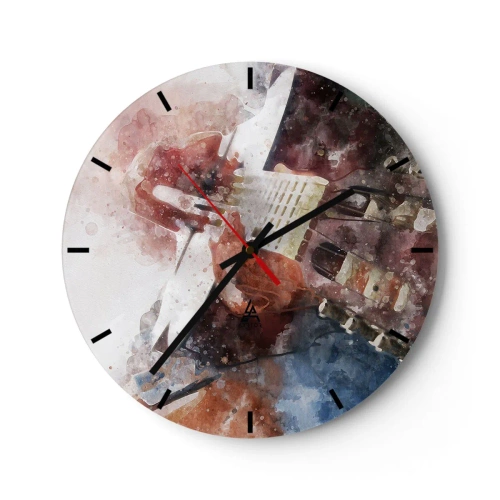 Horloge murale - Pendule murale - Et qu'en pensez-vous ? - 40x40 cm