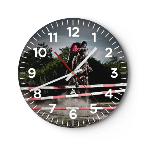 Horloge murale - Pendule murale - Ensemble pour la victoire - 40x40 cm