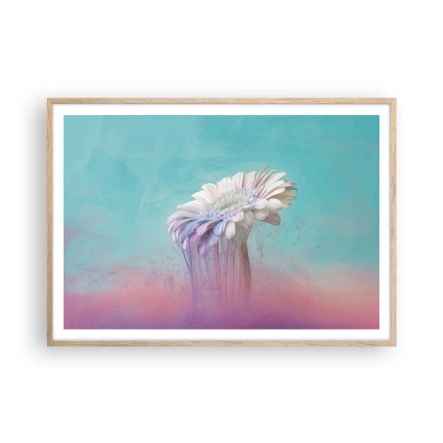 Affiche dans un chêne clair - Poster - Le monde souterrain des fleurs - 100x70 cm