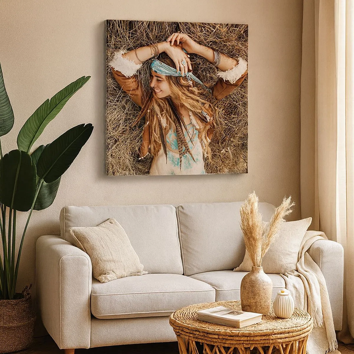 Impression sur toile - Image sur toile - En route vers les années d'amour - 30x30 cm