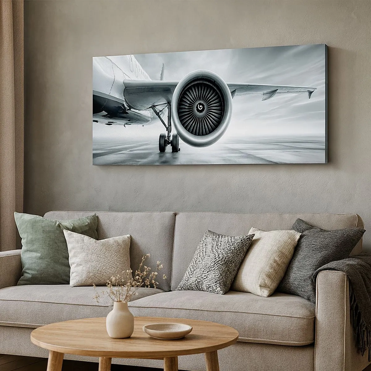 Impression sur toile - Image sur toile - Sent la force! - 100x40 cm