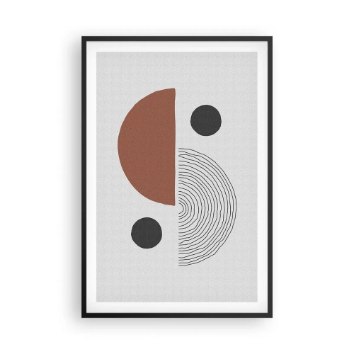 Affiche dans un cadre noir - Poster - Perfection de la roue - 61x91 cm