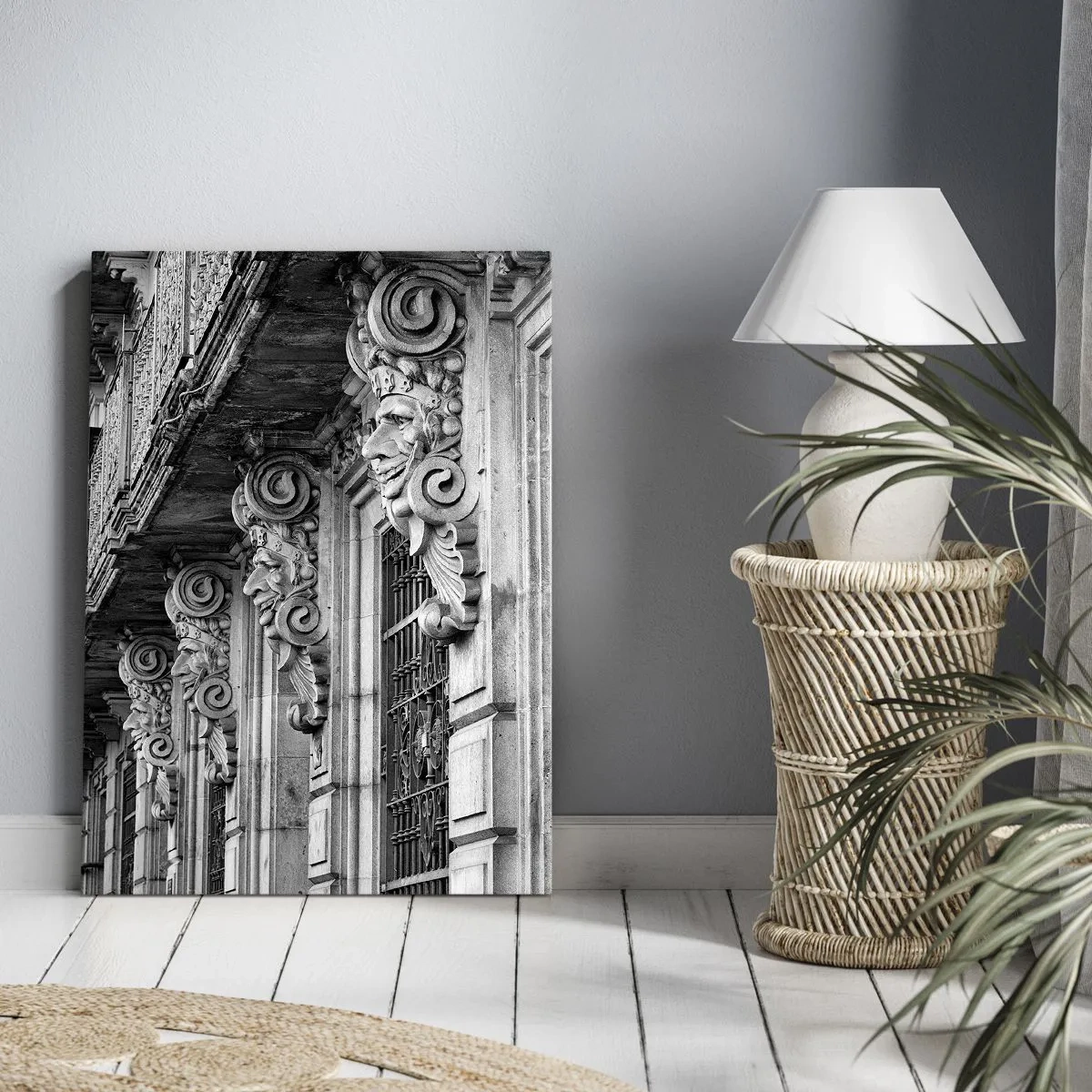 Impression sur toile - Image sur toile - Incroyable Barcelone - 55x100 cm