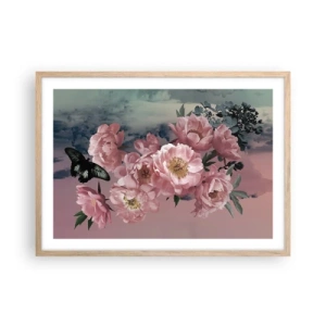 Affiche dans un chêne clair - Poster - Pic du romantisme - 70x50 cm