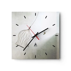 Horloge murale - Pendule murale - Dans son élément - 40x40 cm