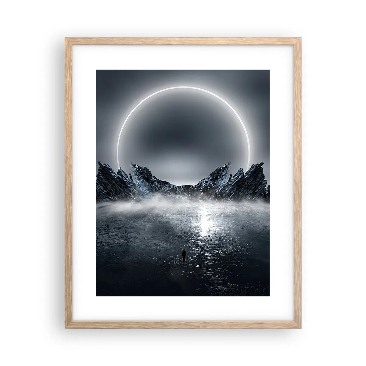 Affiche dans un chêne clair - Poster - La fin de l'histoire - 40x50 cm