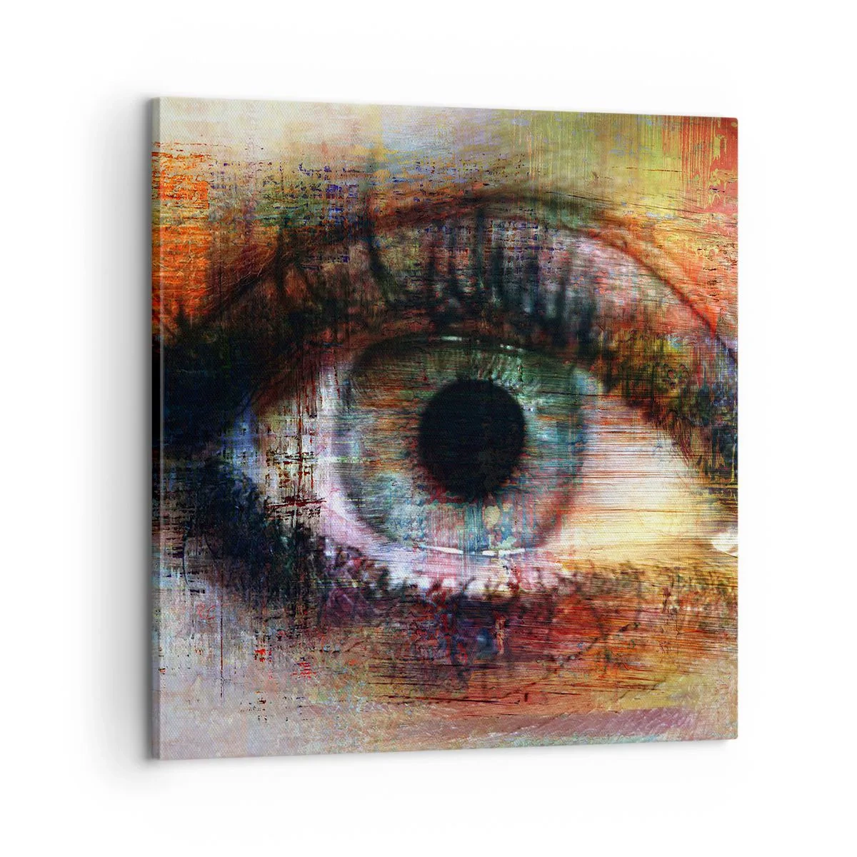 Impression sur toile - Image sur toile - Vous pouvez jeter un coup d'œil dans l'âme - 60x60 cm