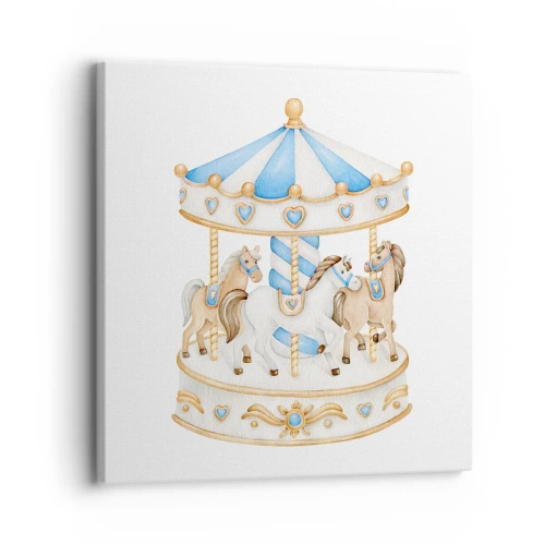 Impression sur toile - Image sur toile - Douce enfance - 30x30 cm