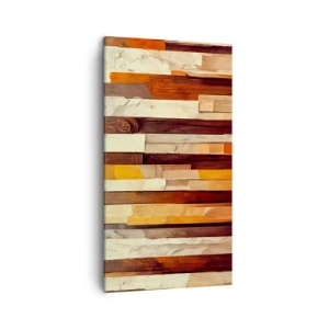 Impression sur toile - Image sur toile - Hymne des arbres forestiers - 45x80 cm