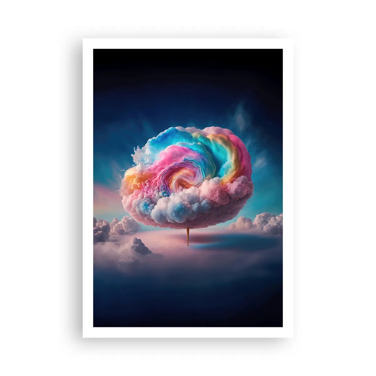 Affiche - Poster - Le rêve d'un parc d'attractions - 70x100 cm