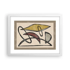 Affiche dans un cadre blanc - Poster - Verticales et horizontales - 40x30 cm
