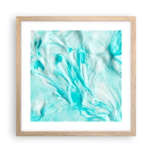 Affiche dans un chêne clair - Poster - Ensemble pour toujours - 40x40 cm