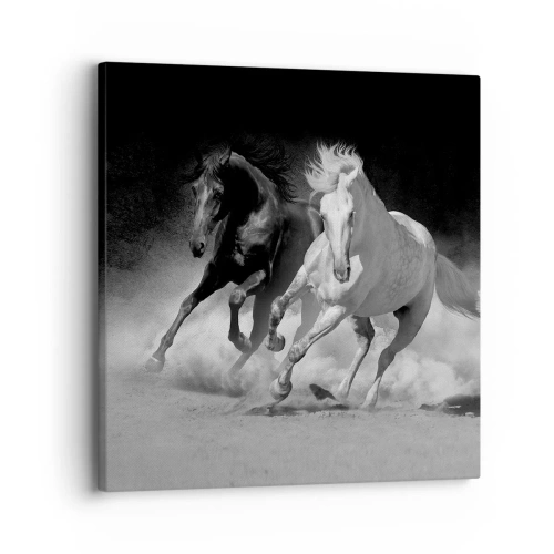 Impression sur toile - Image sur toile - Galop de la liberté - 30x30 cm