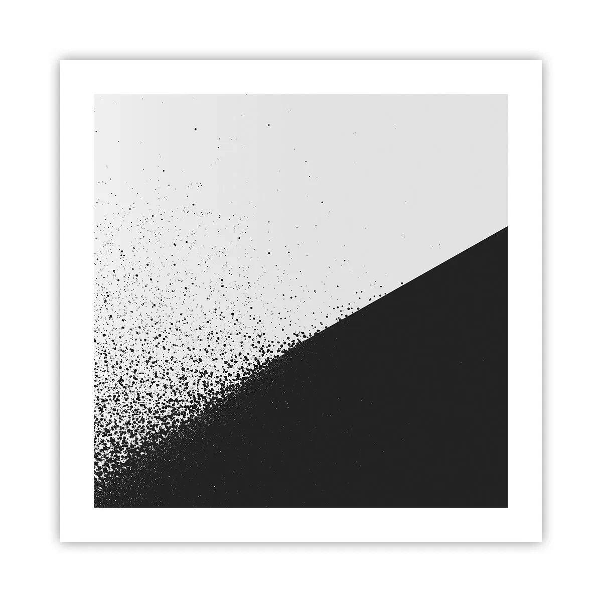 Affiche - Poster - De plus en plus vite, de plus en plus - 50x50 cm