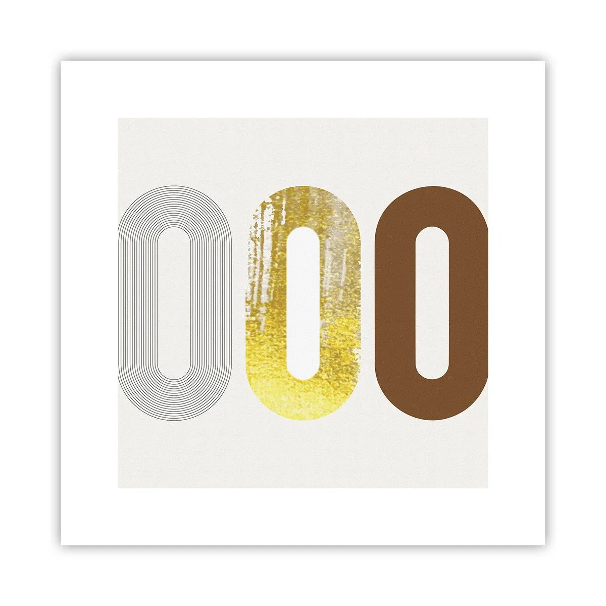 Affiche - Poster - Ooo! - 30x30 cm
