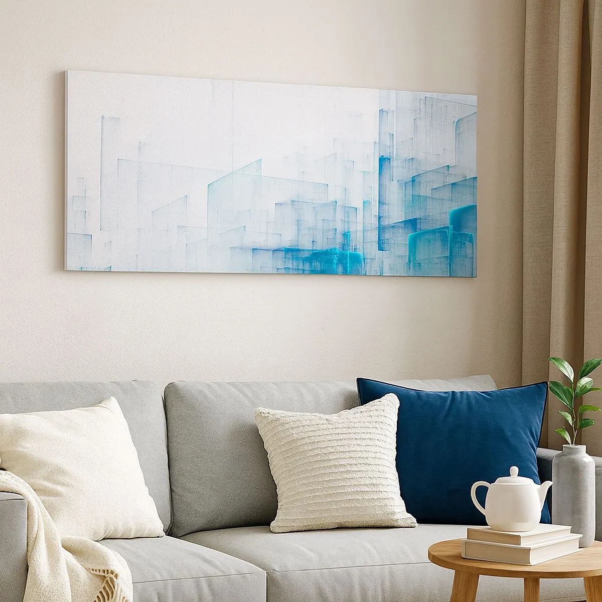 Impression sur toile - Image sur toile - Comment l’espace s’est formé - 100x40 cm