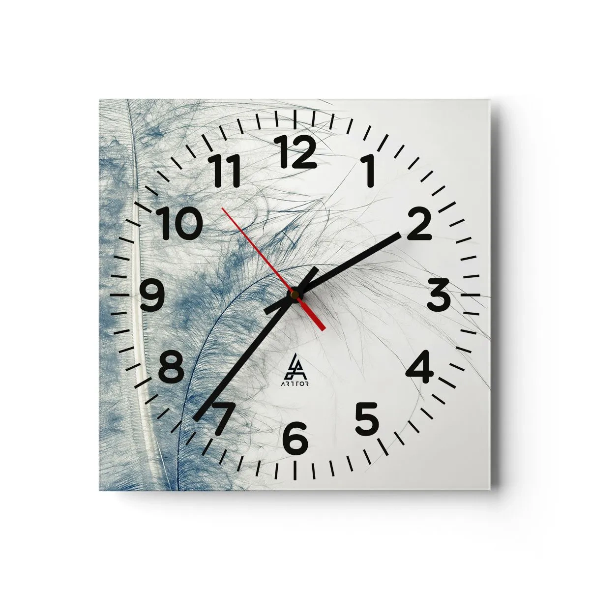 Horloge murale - Pendule murale - Les sept natures - 40x40 cm