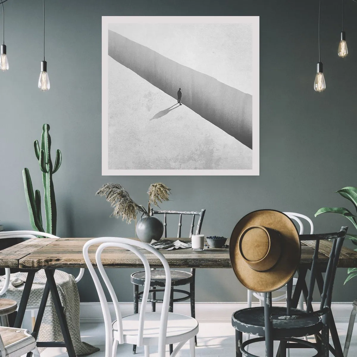 Affiche - Poster - Un objectif clair - 60x60 cm