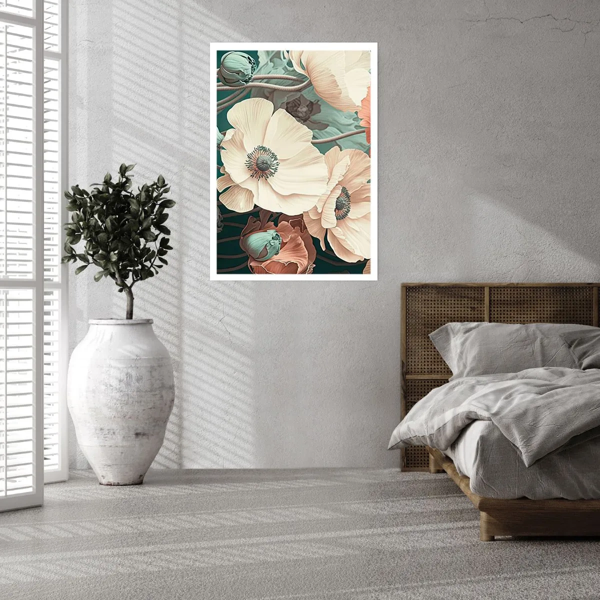 Affiche - Poster - Le murmure des coquelicots - 30x40 cm