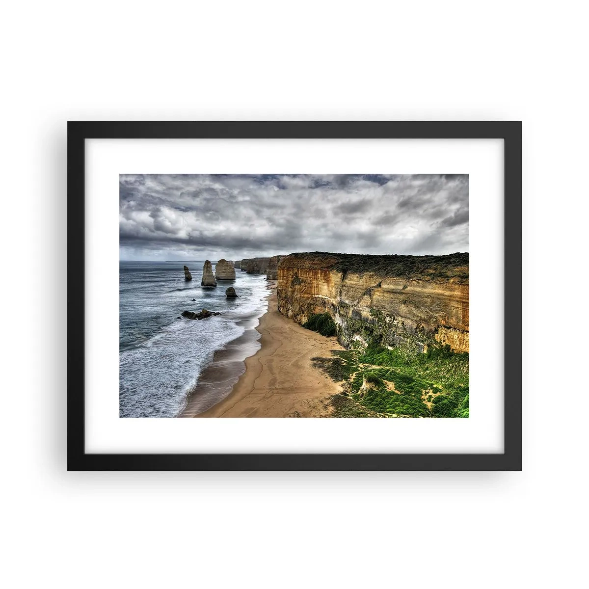 Affiche dans un cadre noir - Poster - Beauté brute - 40x30 cm