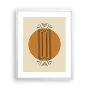 Affiche dans un cadre blanc - Poster - Plan idéal - 40x50 cm