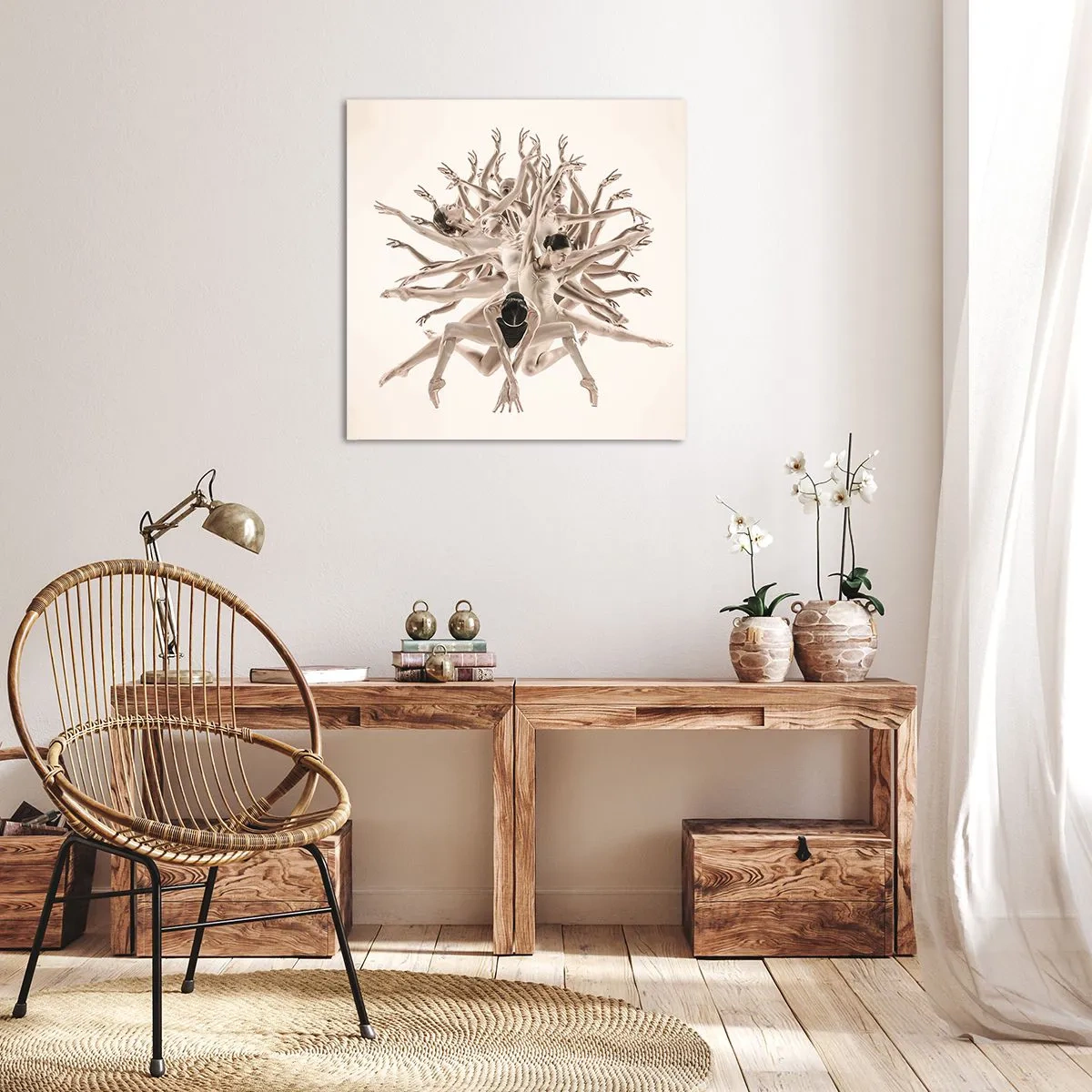 Impression sur toile - Image sur toile - S'épanouir en danse - 70x70 cm