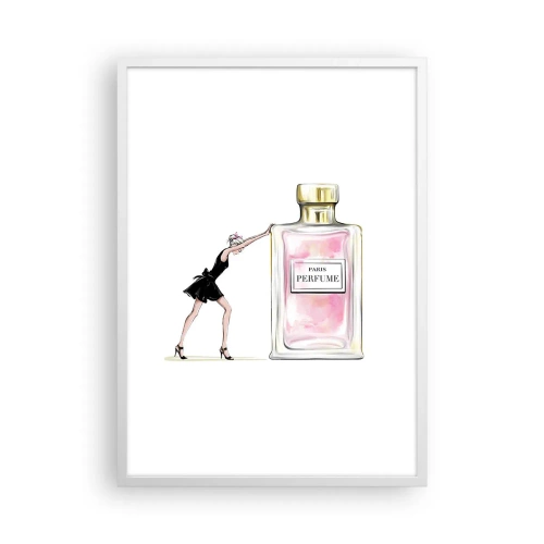 Affiche dans un cadre blanc - Poster - L'essence des femmes - 50x70 cm