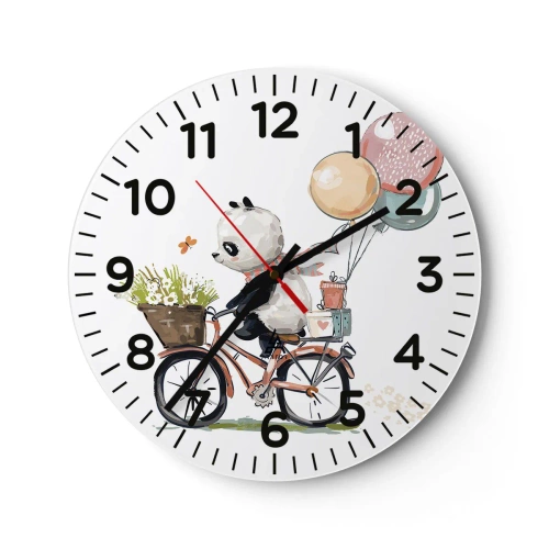 Horloge murale - Pendule murale - Jour de chance - 30x30 cm
