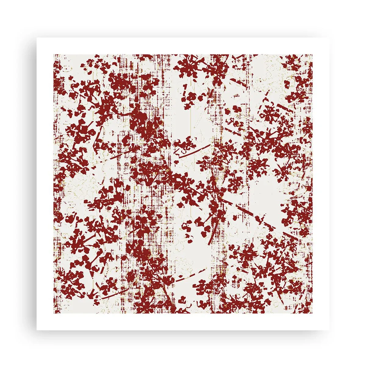 Affiche - Poster - Comme un calicot ancien - 60x60 cm