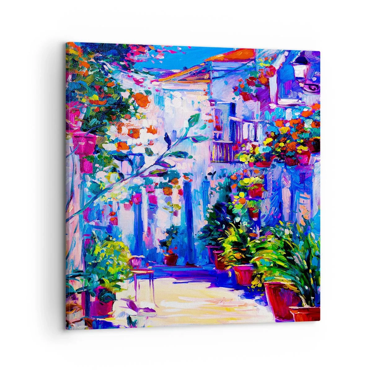 Impression sur toile - Image sur toile - Impression - une rue italienne - 50x50 cm