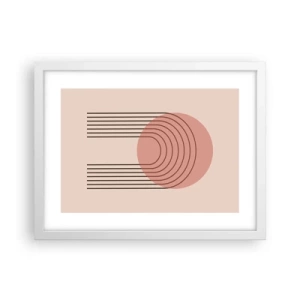 Affiche dans un cadre blanc - Poster - Attraction irrésistible - 40x30 cm