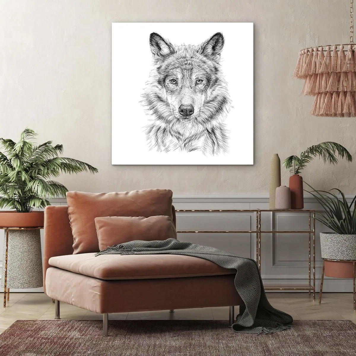 Impression sur toile - Image sur toile - Un leader né - 60x60 cm