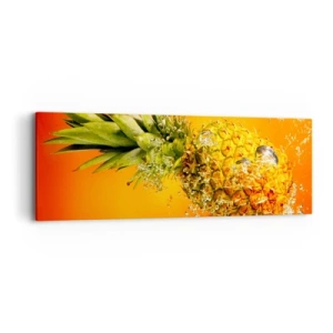 Impression sur toile - Image sur toile - Fraîcheur juteuse tropicale - 90x30 cm