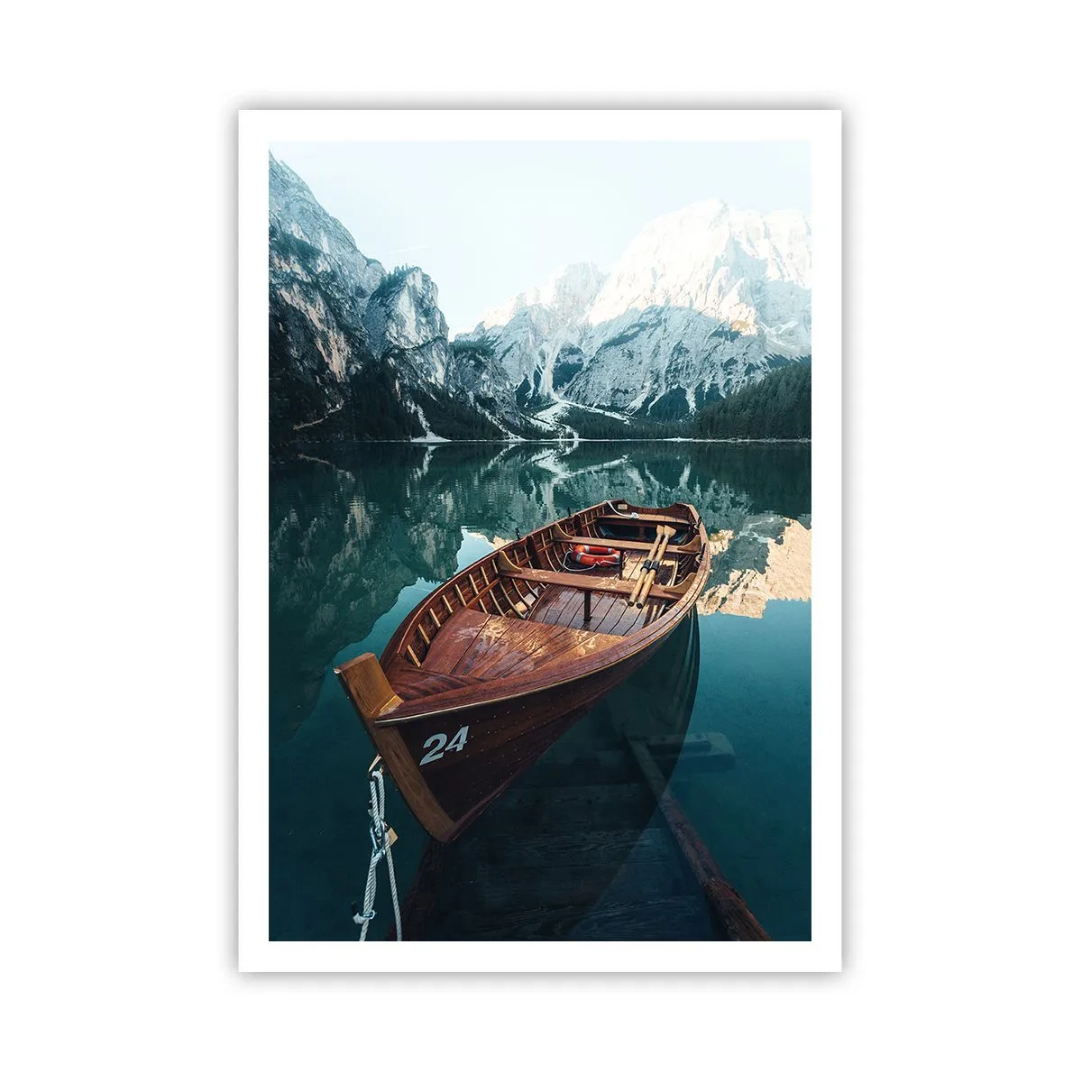 Affiche - Poster - Comme peint sur du verre - 70x100 cm