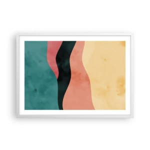 Affiche dans un cadre blanc - Poster - Conformité non-conforme - 70x50 cm