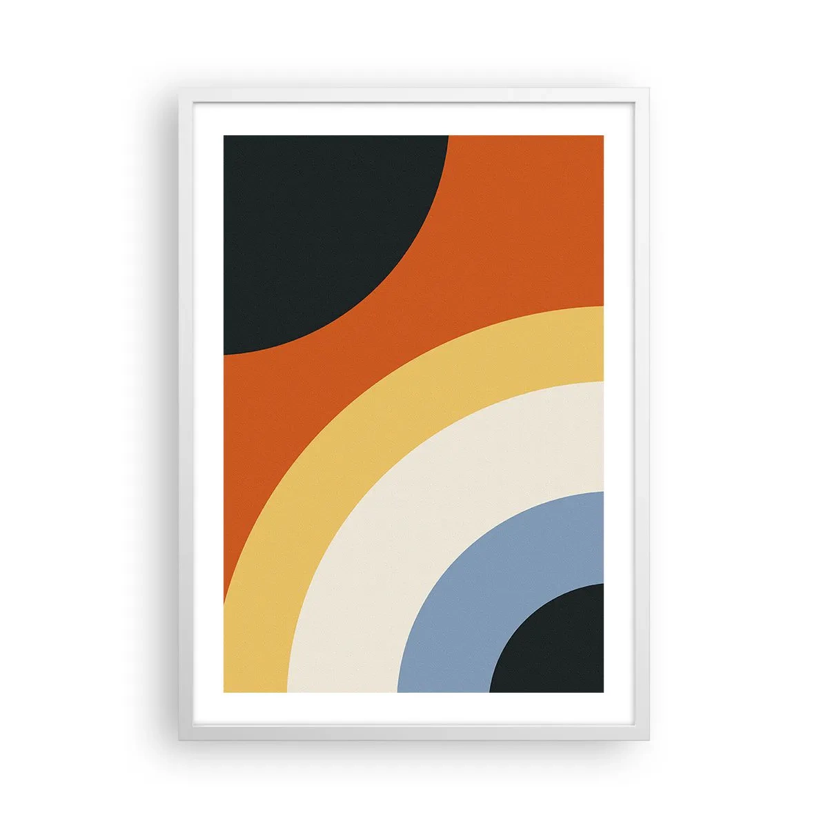 Affiche dans un cadre blanc - Poster - Vers son soi - 50x70 cm