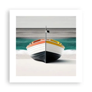 Affiche - Poster - A sa place - 40x40 cm