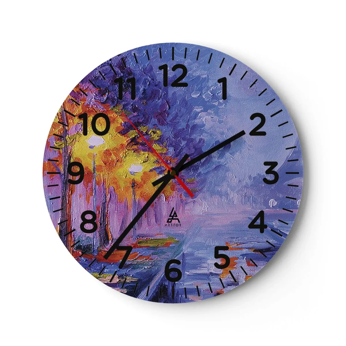 Horloge murale - Pendule murale - Une ballade idéale - 40x40 cm