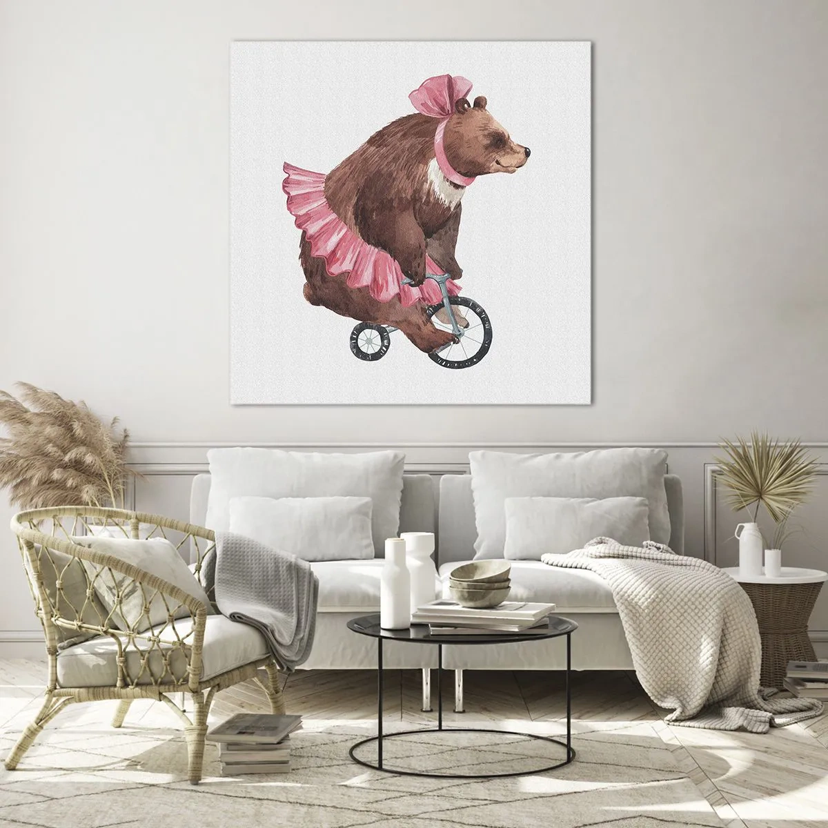 Impression sur verre - Image sur verre - Quel cirque ! - 60x60 cm