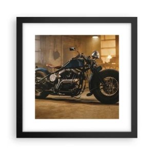 Affiche dans un cadre noir - Poster - Je peux tout - 30x30 cm