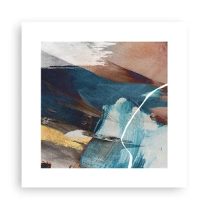 Affiche - Poster - Avec panache et énergie - 30x30 cm