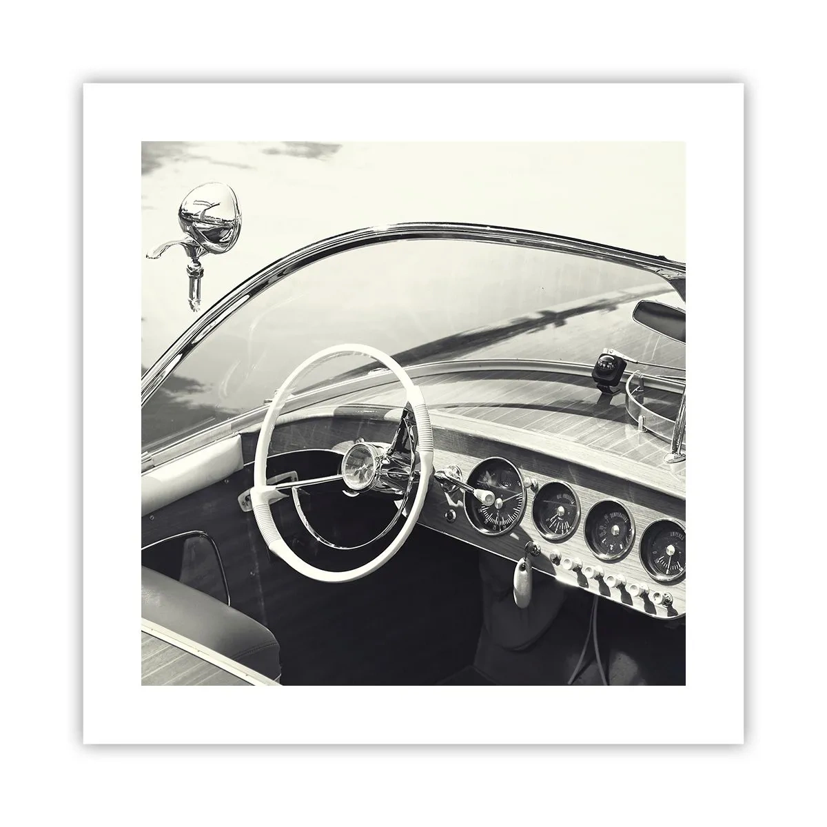 Affiche - Poster - Temps pour riche - 40x40 cm