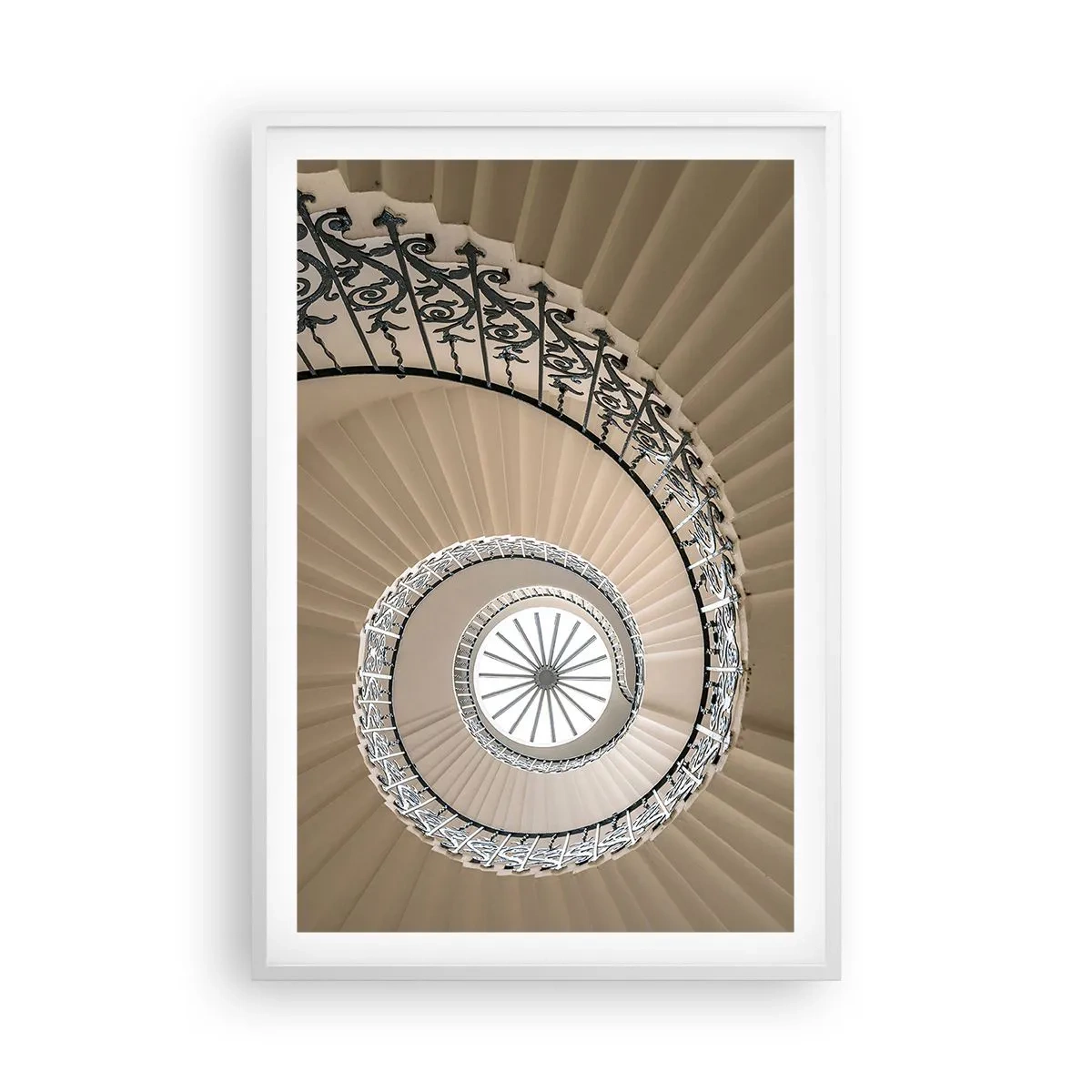 Affiche dans un cadre blanc - Poster - À l'intérieur de la coquille - 61x91 cm