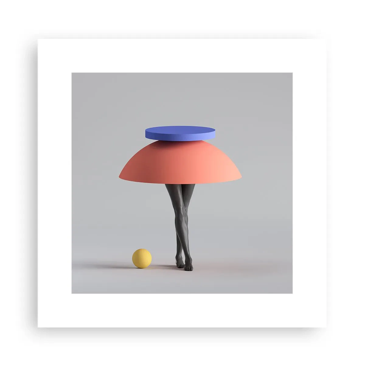 Affiche - Poster - Composition surréaliste - 30x30 cm