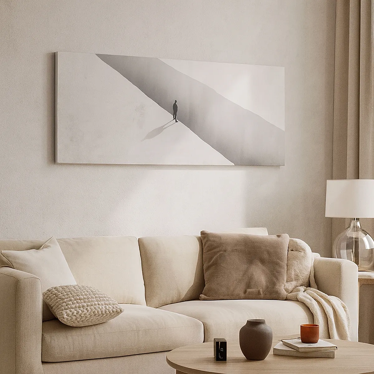 Impression sur toile - Image sur toile - Un objectif clair - 30x30 cm