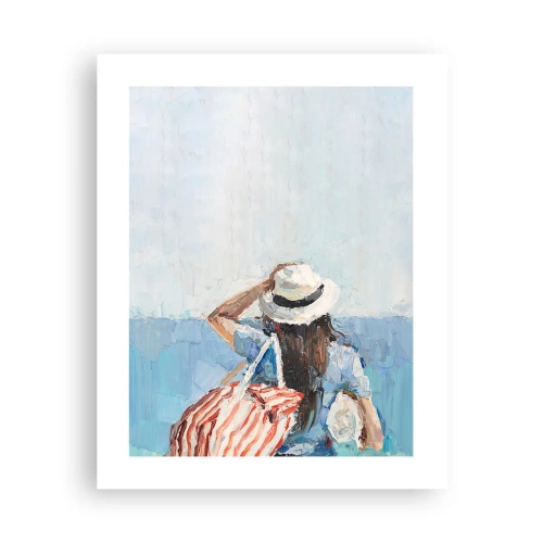 Affiche - Poster - Bienvenue à vos vacances - 40x50 cm