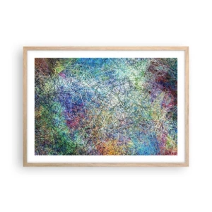 Affiche dans un chêne clair - Poster - Ce n'est pas si simple - 70x50 cm